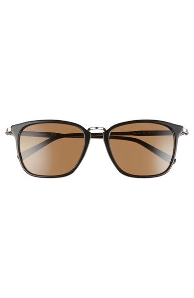 Shop Ferragamo Salvatore  54mm Square Sunglasses In Black