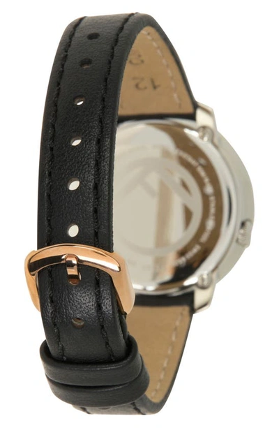 Fendi 28mm Run Away Stainless Steel, Ion-plated Rose Gold, Leather & 0.14 Tcw Diamond Quartz Watch In Two Tone