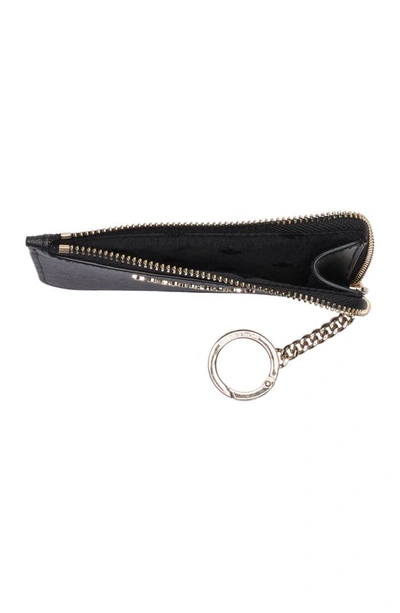 Kate Spade Cameron Medium Zip Card Holder In Black
