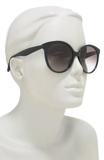 Ferragamo 58mm Tea Cup Full Rim Sunglasses In Black