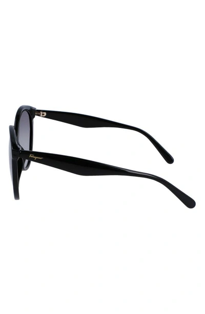 Ferragamo 58mm Tea Cup Full Rim Sunglasses In Black