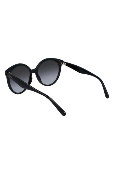 Ferragamo 58mm Tea Cup Full Rim Sunglasses In Black