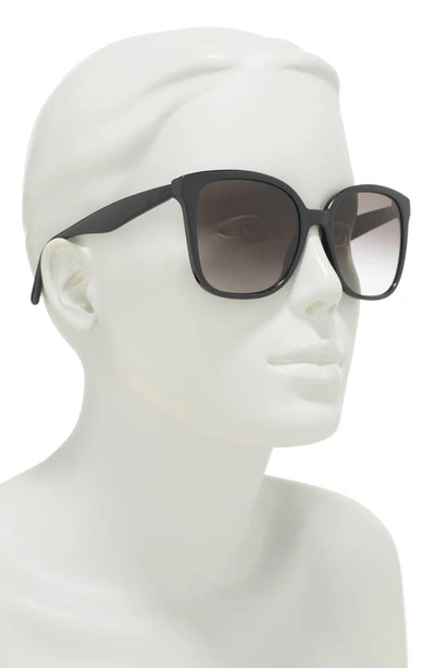 Ferragamo 56mm Square Sunglasses In Black