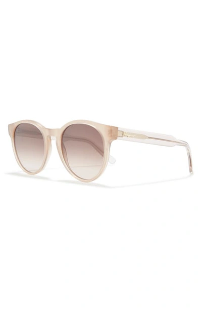 Ferragamo 52mm Tea Cup Sunglasses In Crystal Sand
