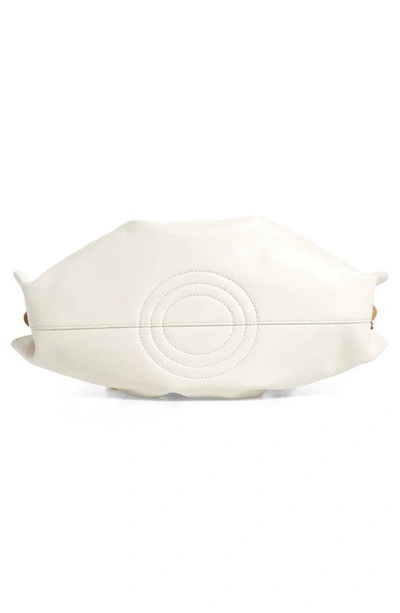 Shop Loewe Small Paseo Shoulder Bag In Soft White
