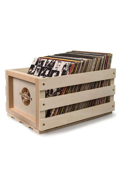 Shop Crosley Radio Record Storage Crate In Natural