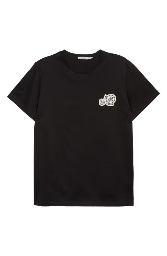 double logo moncler t shirt