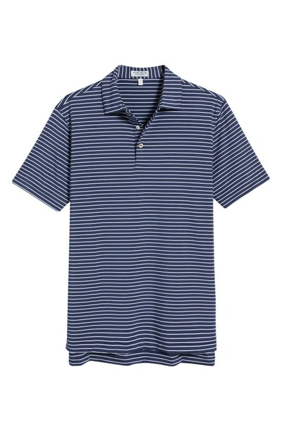 Shop Peter Millar Drum Performance Jersey Polo In Navy