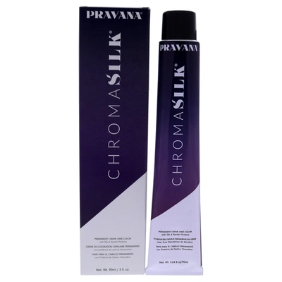 Shop Pravana Chromasilk Creme Hair Color - 5.31 Light Golden Ash Brown For Unisex 3 oz Hair Color In Black