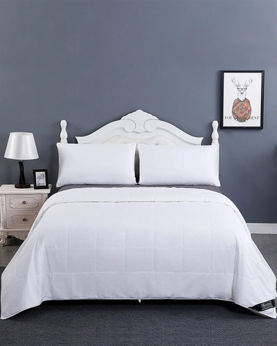 Shop Lilysilk Washable Cotton Covered Silk Comforter In White