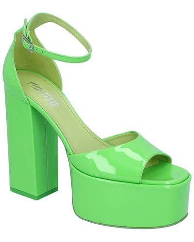 Shop Paris Texas Tatiana Leather Sandal In Green