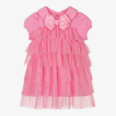 Shop Angel's Face Baby Girls Pink Tiered Ruffle Dress