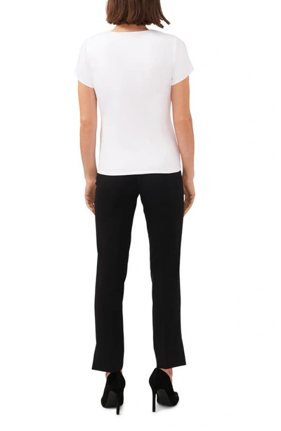 Halogen Shirttail Hem T-shirt In Bright White