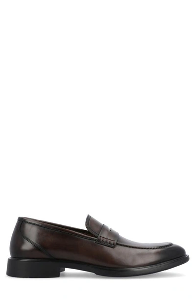 Shop Vance Co. Keith Penny Loafer In Brown