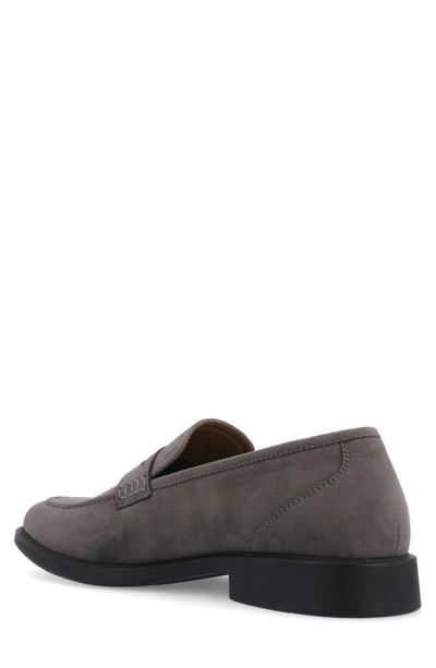 Shop Vance Co. Keith Penny Loafer In Grey
