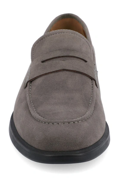 Shop Vance Co. Keith Penny Loafer In Grey