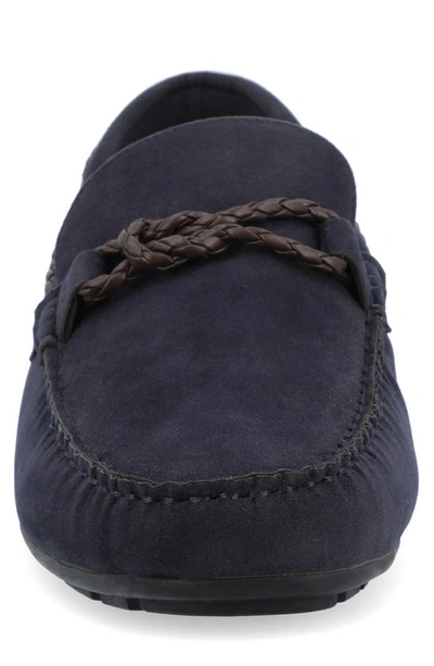 Vance Co. Tyrell Driving Loafer In Navy