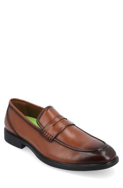Shop Vance Co. Vance Co Keith Penny Loafer In Chestnut