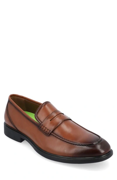 Shop Vance Co. Keith Penny Loafer In Chestnut