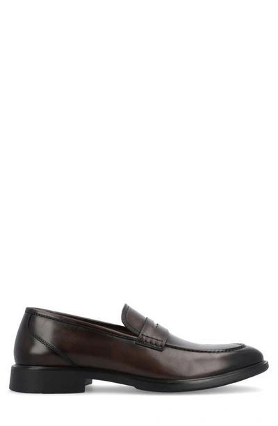 Shop Vance Co. Vance Co Keith Penny Loafer In Brown
