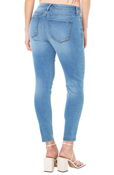 Shop Rachel Rachel Roy Grace Mid Rise Skinny Ankle Jeans In Magnetic