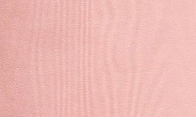 Stone Rose French Terry Shorts In Dusty Rose