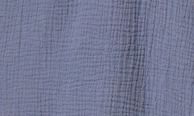 Shop C&c California C & C California Harlow Long Sleeve Cotton Gauze Minidress In Grisaille