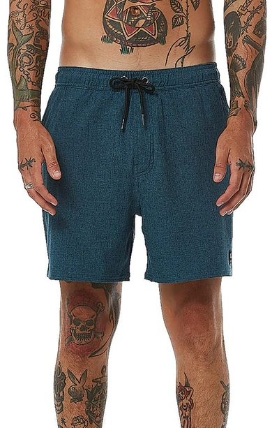 Shop Ezekiel Petey Shorts In Dockworker Indigo