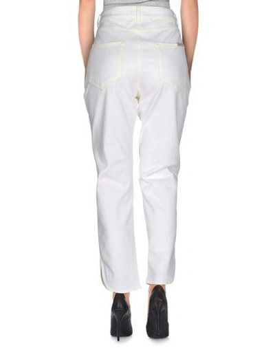Shop Christopher Kane Casual Pants In White