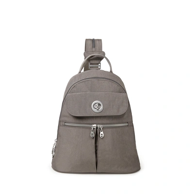 Shop Baggallini Naples Convertible Backpack In Grey