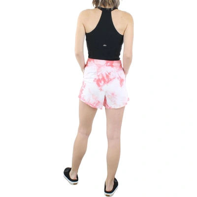 Shop Splendid Womens Tie Dye Raw Hem Casual Shorts In White