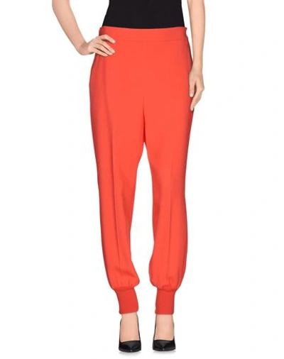 Shop Stella Mccartney Casual Pants In Coral