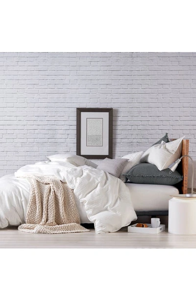 Dkny Pure Comfy Cotton Twin Duvet Cover Bedding In White