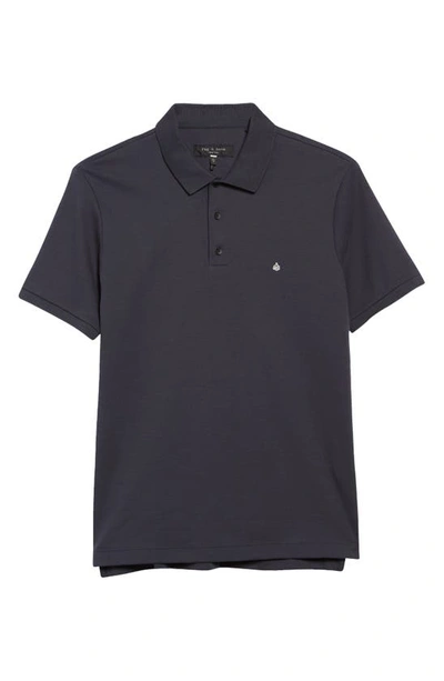 Shop Rag & Bone Interlock Slim Fit Performance Polo In Sal