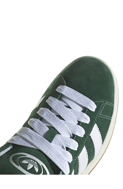 Shop Adidas Originals Campus 00s Sneaker In Green/ White/ Off White