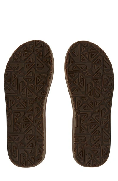 Shop Quiksilver Carver Core Suede Sandal In Tan 1