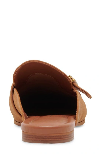 Shop Dolce Vita Santel Buckle Mule In Brown Leather