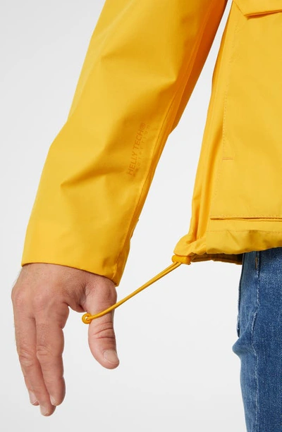 Shop Helly Hansen T2 Utility Hooded Rain Jacket In Essential Yellow