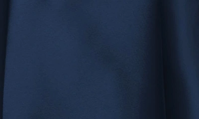 Alfred Sung Corset Satin Gown In Midnight