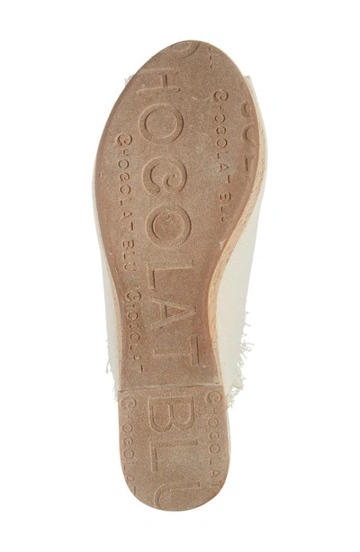 Shop Chocolat Blu Grant Platform Sandal In Natural Linen