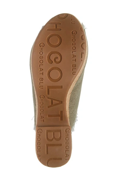 Shop Chocolat Blu Grant Platform Sandal In Army Linen