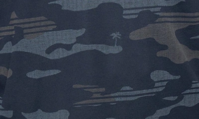 Travismathew Beachside Stealth Camo Polo In Blue Nights
