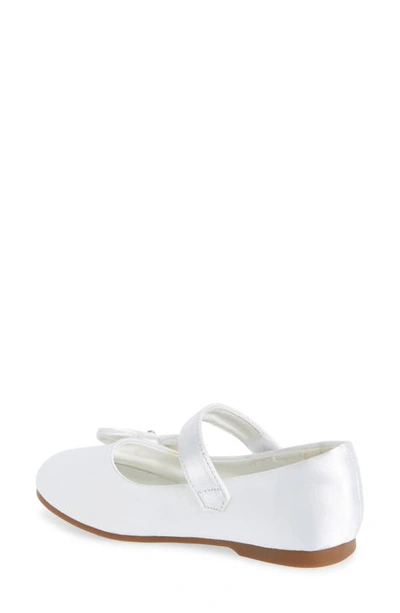 Shop Dream Pairs Kids' Angel Crystal Bow Mary Jane In White/ Satin