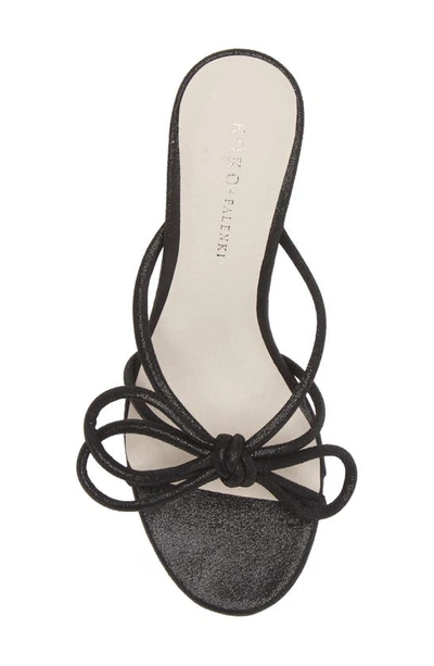 Shop Koko + Palenki Barely Strappy Sandal In Black Shimmer