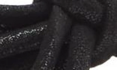 Shop Koko + Palenki Barely Strappy Sandal In Black Shimmer