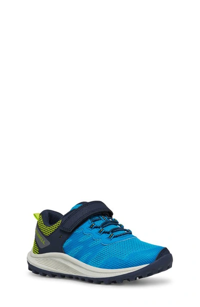 Shop Merrell Kids' Nova 3 Trail Sneaker In Blue