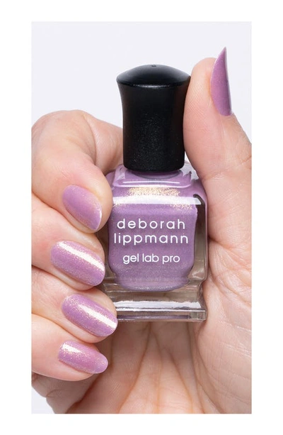 Shop Deborah Lippmann Gel Lab Pro Nail Color In Shes A Rocket/ Shimmer