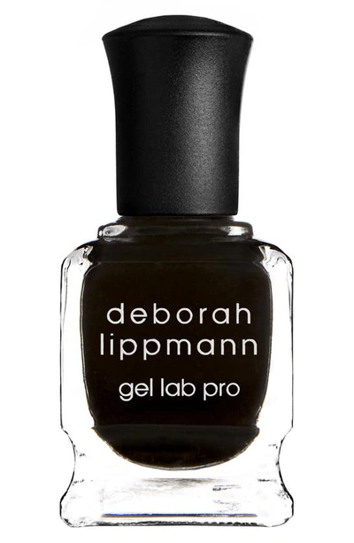 Shop Deborah Lippmann Gel Lab Pro Nail Color In Fade To Black/ Crème