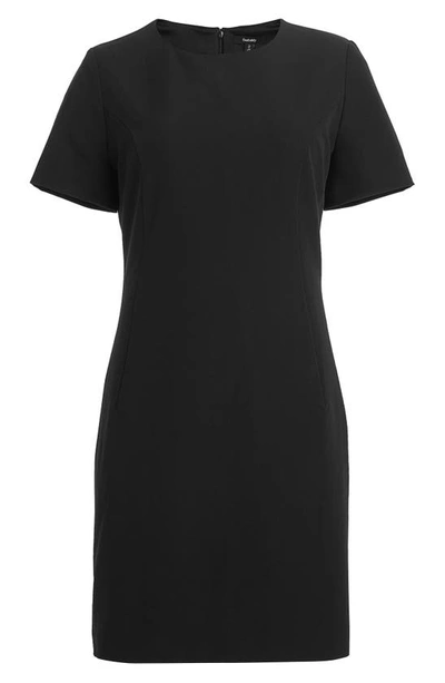 Suitably Keynote Short Sleeve Dress In Black