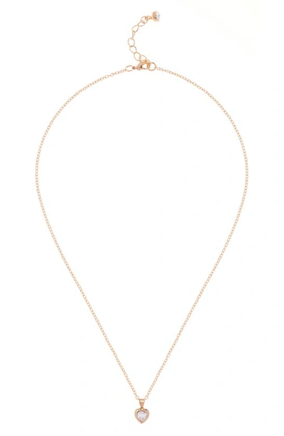 Shop Ted Baker Hannela Crystal Heart Pendant Necklace